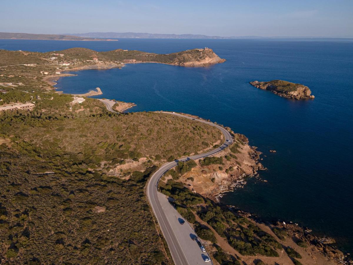 Sounio Black Villa Sounion Luaran gambar